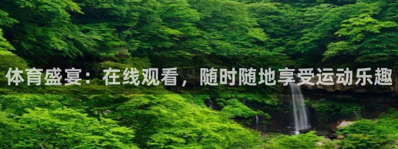 体育盛宴：在线观看，随时随地享受运动乐趣