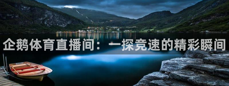企鹅体育直播间：一探竞速的精彩瞬间
