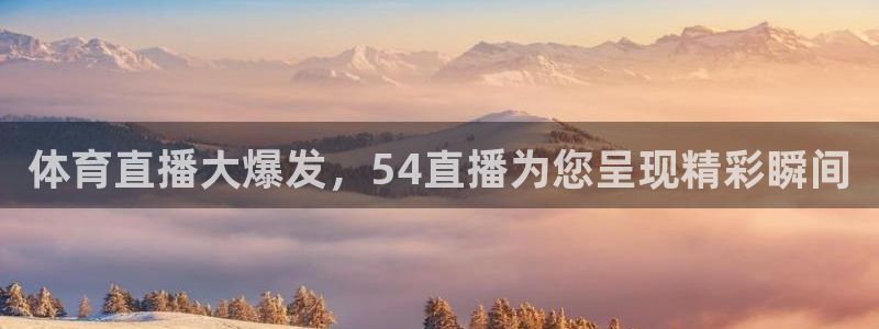 体育直播大爆发，54直播为您呈现精彩瞬间